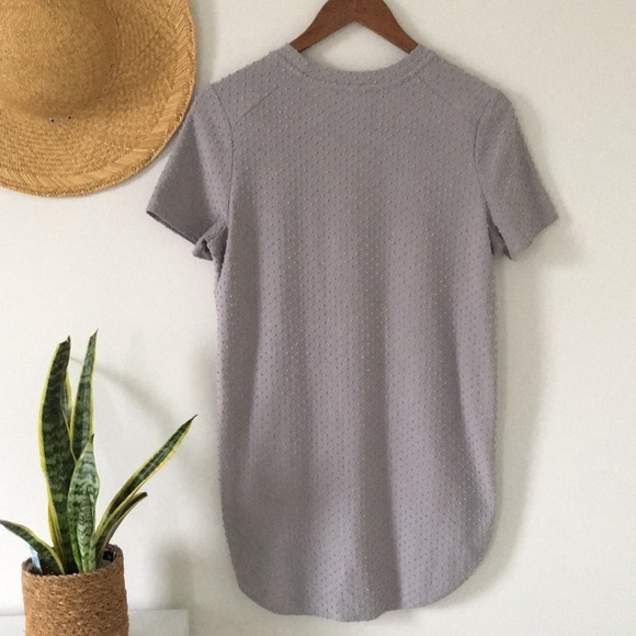 Aritzia Wilfred Capucine Tshirt Grey Size Small - Picture 7 of 7